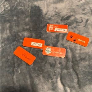 Hooters name tags
